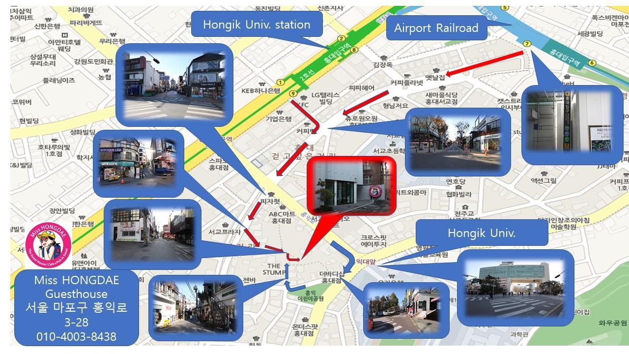 Miss Hongdae Guest House ソウル特別市 エクステリア 写真