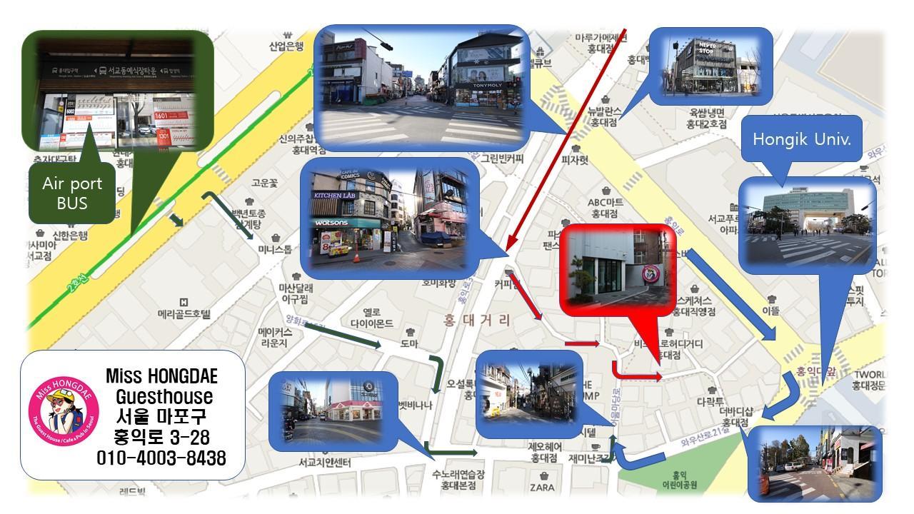 Miss Hongdae Guest House ソウル特別市 エクステリア 写真